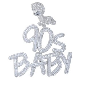 90’s Baby  Pendant with 18” rope