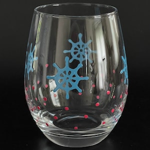 Set Sail, Hand-painted Wine & Cocktail Glasses