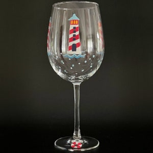 Set Sail, Hand-painted Wine & Cocktail Glasses