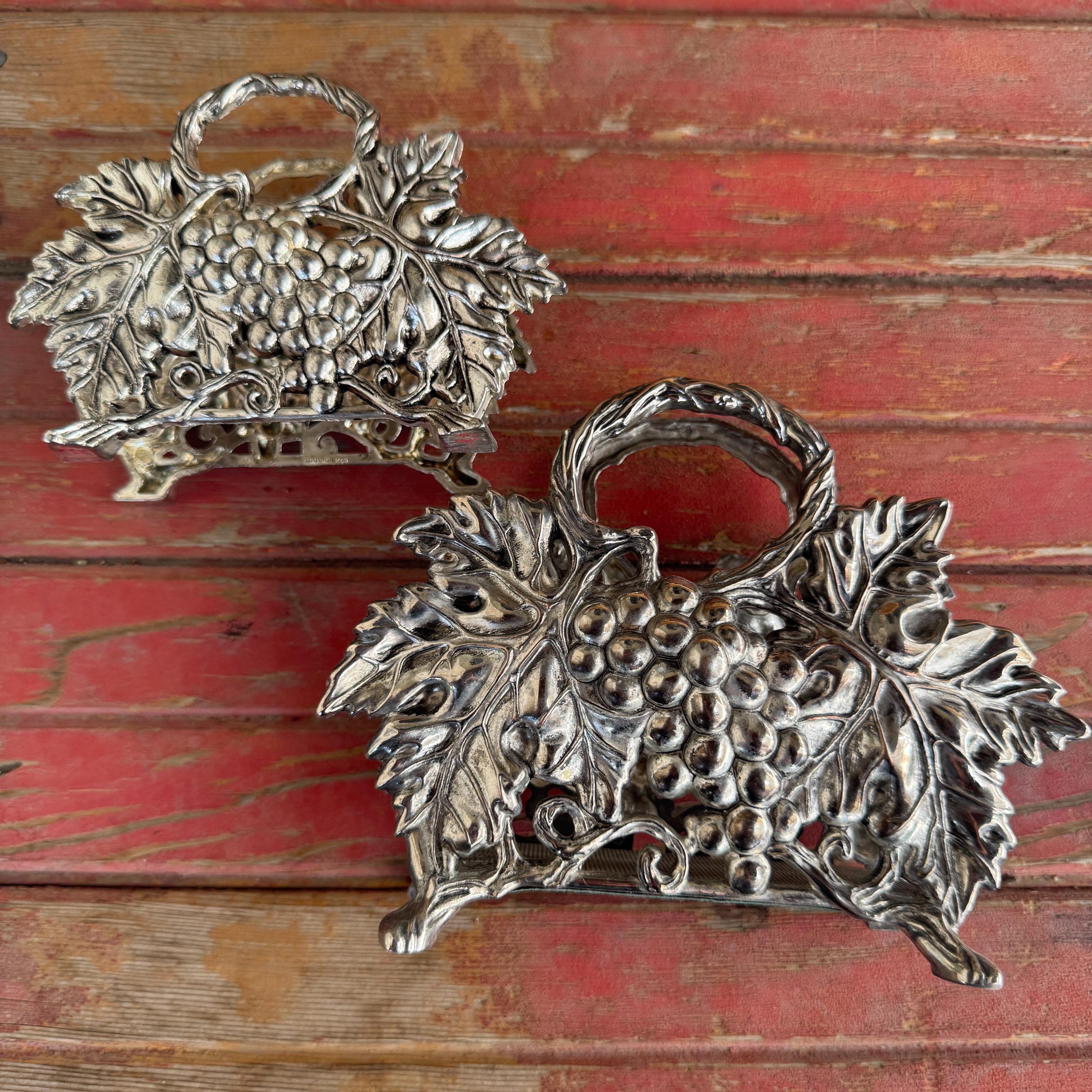 Letter Holder Godinger Silver 1994 Napkin Holder Vintage Godinger