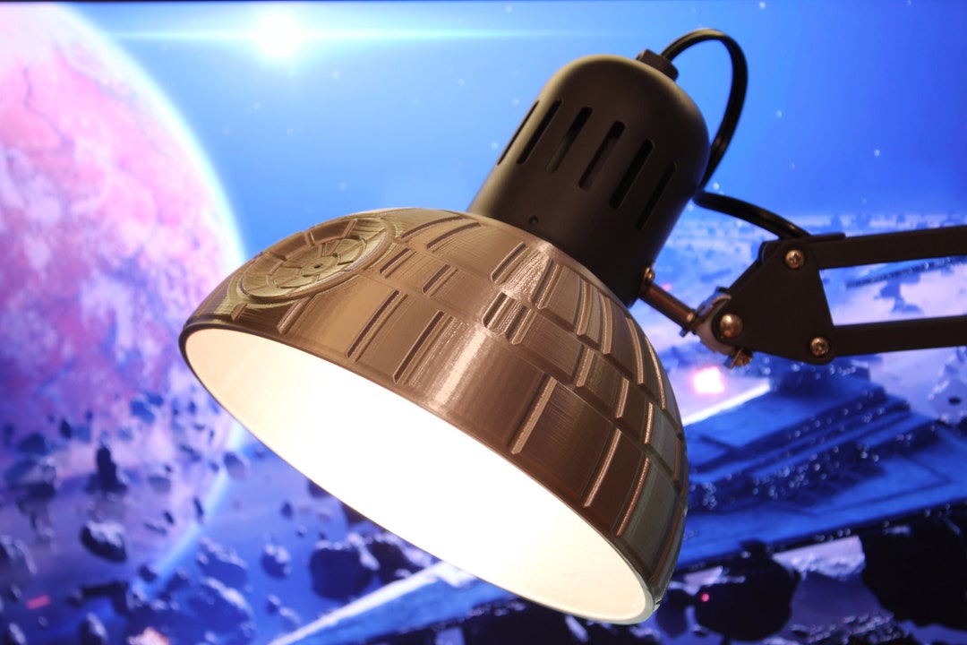 Death Star Lamp Shade for IKEA Tertial Work Lamp Imperial Etsy