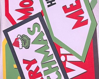 Grinch decorations .grinch arrows , grinchmas , whoville , merry grinchmas , Christmas tree decorations, Xmas  , the grinch stole Christmas