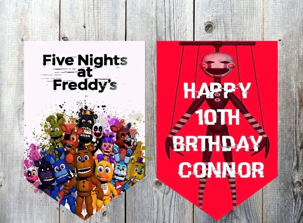 Five Nights at Freddy's Birthday Decorations Five Nights at