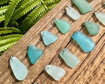 Sea Glass Necklace | Shades of Blue
