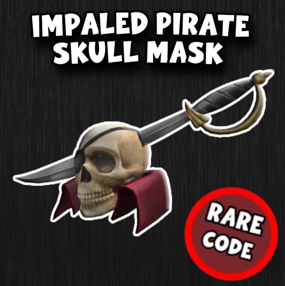 Roblox *LIMITED* Impaled Pirate Skull Mask [ALL PLATFORMS]