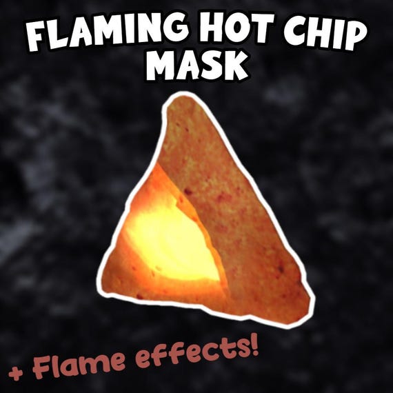 Roblox Flaming Hot Chip Mask [ALL PLATFORMS]