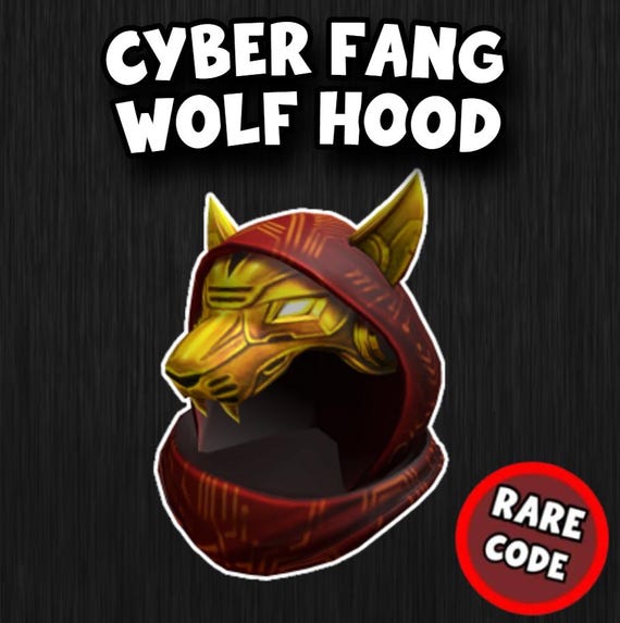 Roblox *LIMITED* Cyber Fang Wolf Hood [ALL PLATFORMS]