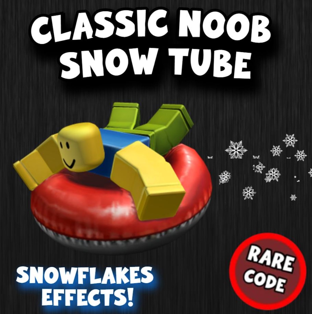 Roblox *EXCLUSIVE* Classic Noob Snow Tube Hat [ALL PLATFORMS]
