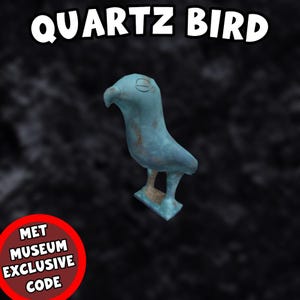 Roblox MET MUSEUM - Quartz bird Shoulder Pet