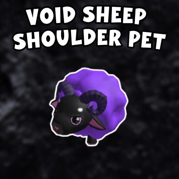 Roblox Void Sheep Shoulder Pet [ALL PLATFORMS]