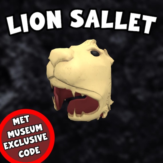 Roblox MET MUSEUM - Lion Sallet