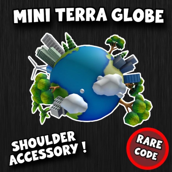 Roblox *LIMITED* Mini Terra Globe Shoulder Accessory [ALL PLATFORMS]
