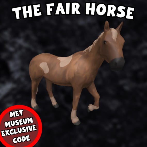 Roblox MET MUSEUM - The Fair Horse