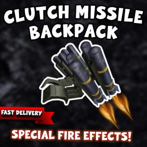 Roblox Clutch Missile Backpack [Alle Plattformen]