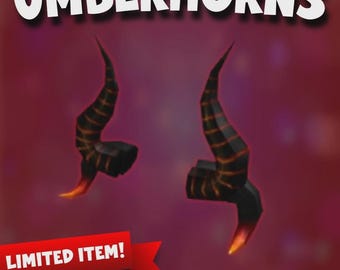 Roblox Exclusive Umberhorns Accessory [GLOBAL]