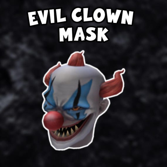 Roblox Evil Clown Mask [ALL PLATFORMS]