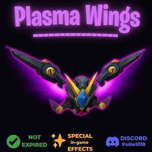 Roblox Plasma Wings: GLOBAL [ALL PLATFORMS]