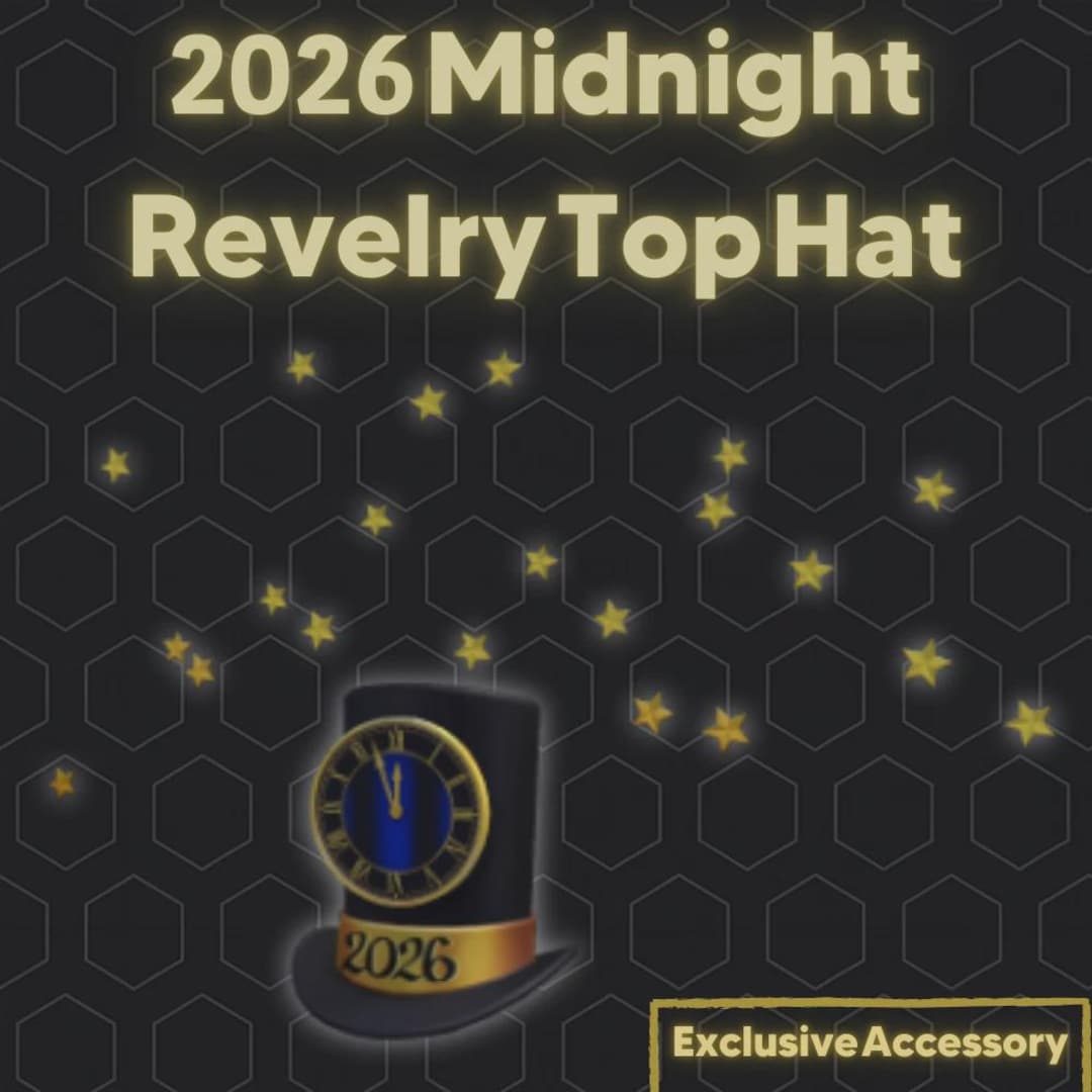 Roblox 2026 Midnight Revelry Top Hat Exclusive Accessory Etsy Il A5tv 