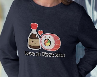 Camisa de sushi / Camisa japonesa / Camisa gastronómica / Camiseta / Camisa de cómo me enrollo / Lindo regalo de sushi / Regalos para amantes del sushi / Camisa asiática