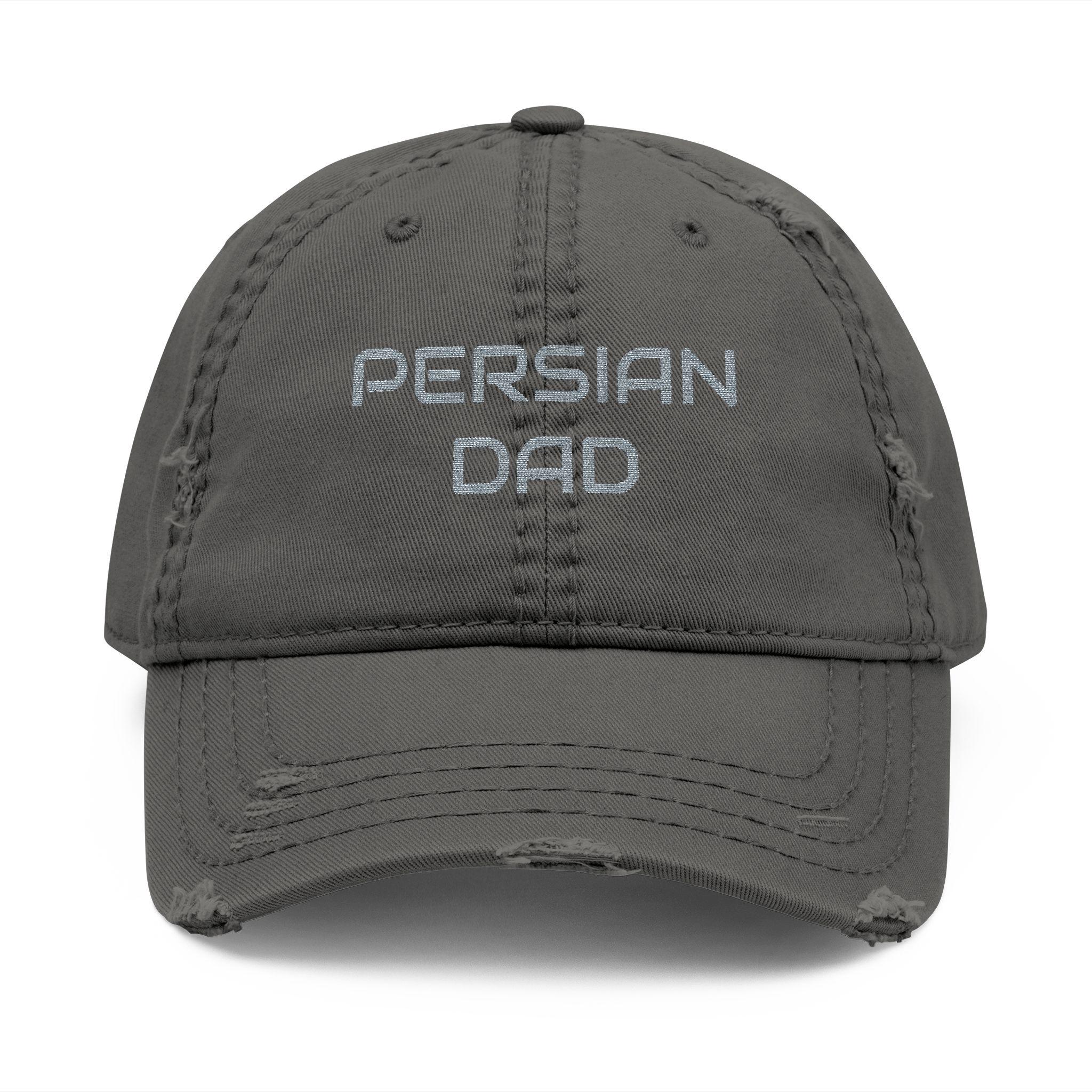 Distressed Cotton Twill Dad Hat: Persian Baba Mode On