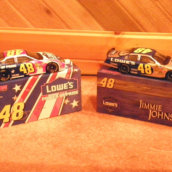 Jimmie Johnson 1:24 car 2 car set