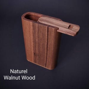 Wooden Cigar and Cigarette Case – Personalized Engraved Box – Fits 4&quot; (100mm) and  3.3&quot; (84mm)  – Holds 10 Standard / 14 Slim Cigarettes