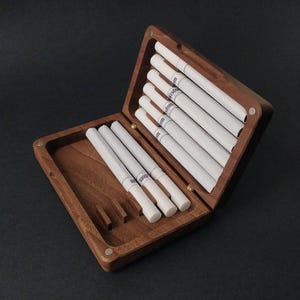 Personligt cigarettfodral för 12 king size-cigaretter, anpassat cigarettfodral, cigaretthållare, cigaretttillbehör, trubbig hållare