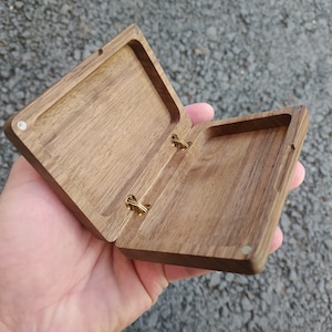 Portasigarette inciso, scatola di sigarette in legno, bocchino per sigarette, regalo per fumatori, portasigarette, custodia per zigarette, scatola per zigarette, 100 pezzi