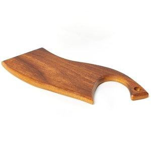 Iroko Wood Cutting Board: Healthy Kitchen Serving Board