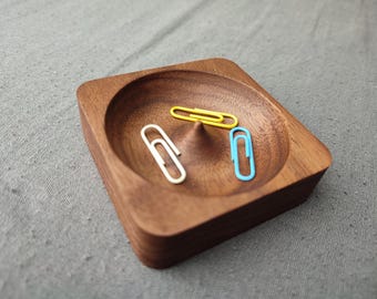 Handgemachte Walnuss Holz Schreibtisch Organizer: Büro Ablage