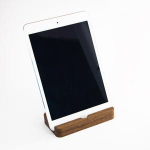 Wooden iPhone Stand, iPad Holder, iPad Stand, Tablet Stand, Desk Accessories Phone Holder, Tablet Holder Docking Station