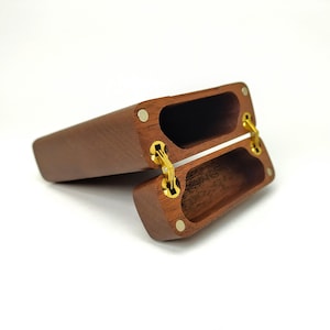 Portasigarette in legno personalizzato per uomo o donna, dimensioni per 100 sigarette o 84 mm (3,3"), portasigarette personalizzato