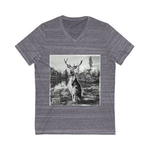 The Buckaroo Unisex Jersey Short Sleeve V-Neck Tee