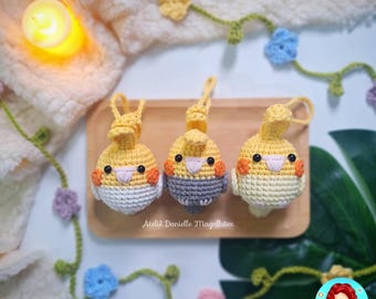Adorable Cockatiel Amigurumi Crochet Pattern – Easy & Cute PDF (US Terms)