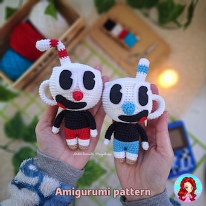 Wzór Chibi Cup Duo Amigurumi – Uroczy, inspirowany kreskówką PDF