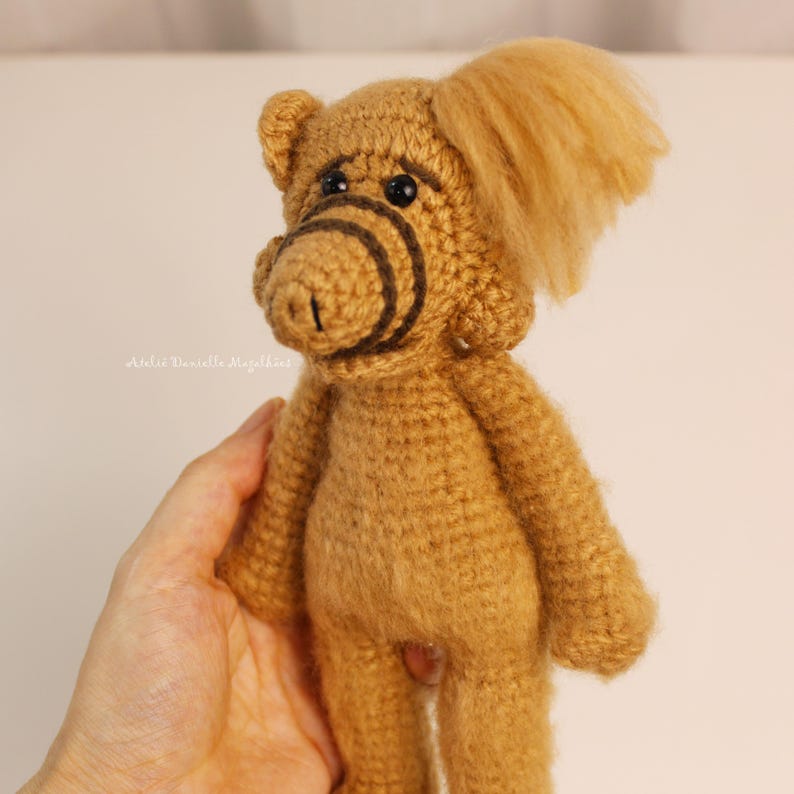 Alf-fanart Alien Amigurumi Crochet Pattern – PDF Digital Download ...