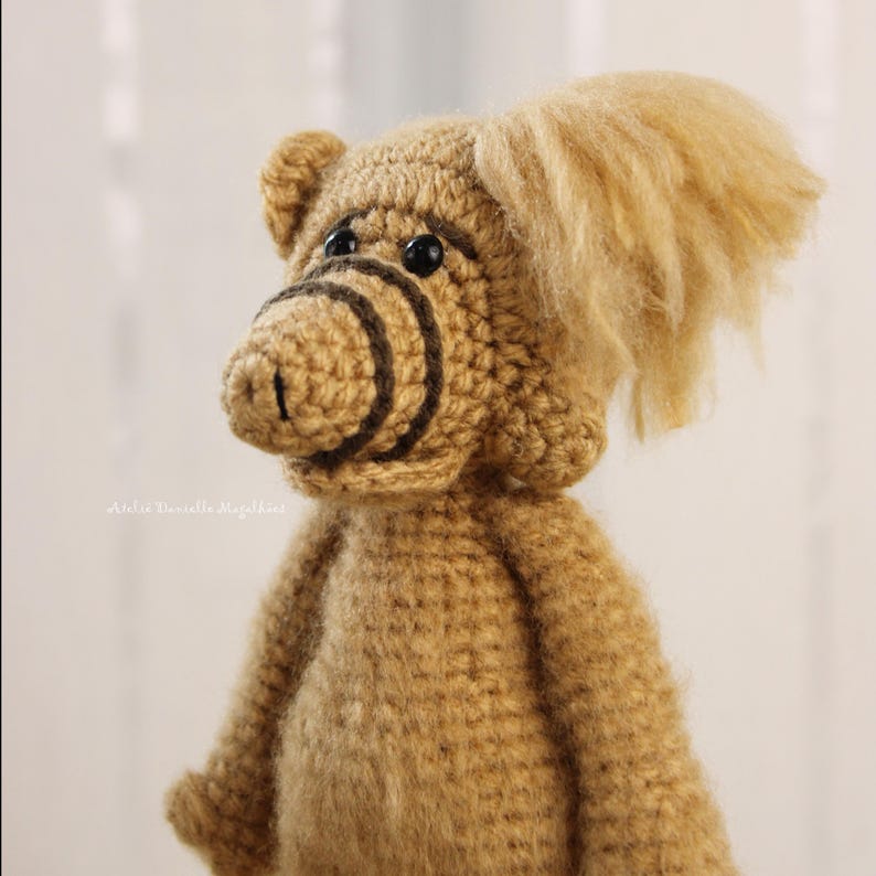 Alf-fanart Alien Amigurumi Crochet Pattern – PDF Digital Download ...