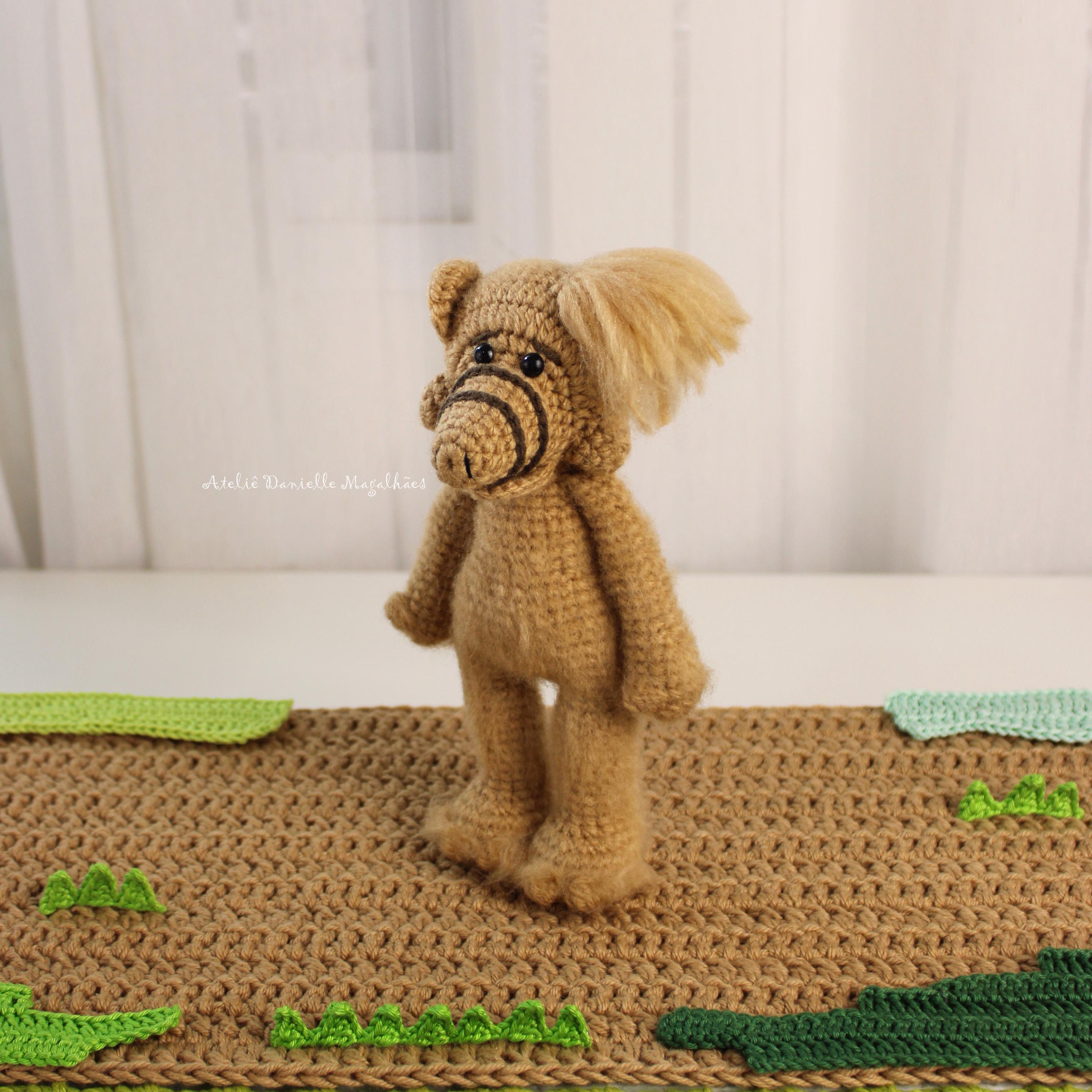 Alf-fanart Alien Amigurumi Crochet Pattern – PDF Digital Download ...