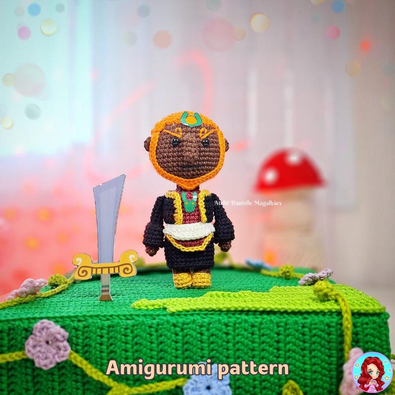 Villain King Amigurumi Crochet Pattern – Fanart PDF image 1