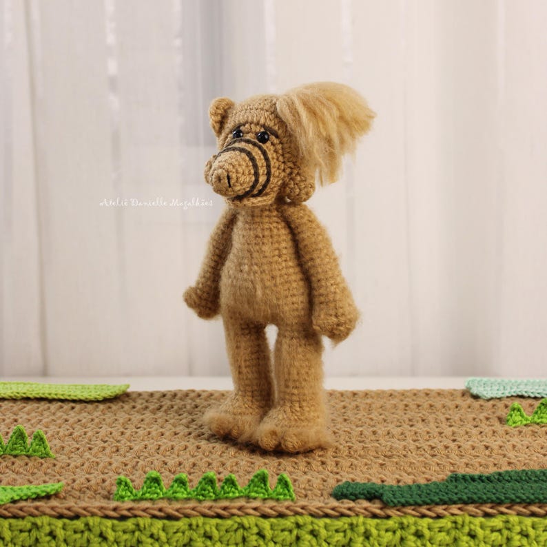 Alf-fanart Alien Amigurumi Crochet Pattern – PDF Digital Download ...