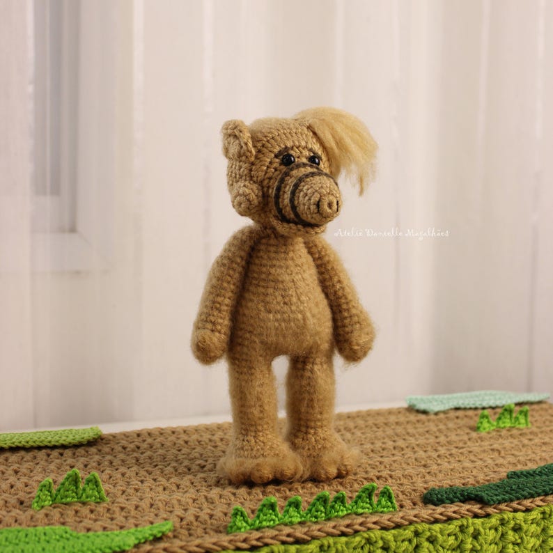 Alf-fanart Alien Amigurumi Crochet Pattern – PDF Digital Download ...