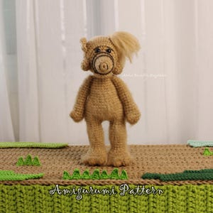 Alf-fanart Alien Amigurumi Crochet Pattern – PDF Digital Download (English)