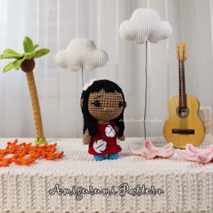 Lilo-Inspired Amigurumi Pattern (Red Dress) – Digital PDF