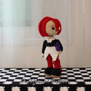 Cute Fighting Game Character Amigurumi Pattern – Digital Crochet PDF – Fanart Inspired