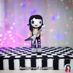 Star Rocker – Crochet Doll Pattern + Printable Accessories (Fanart Inspired)