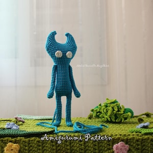 Blue Yarn Spirit-Inspired Amigurumi Pattern (Blue Version) – Digital PDF