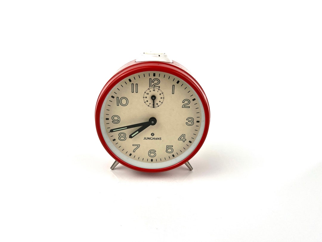 Vintage Réveil Junghans classic red - de TheTickTackShop - France