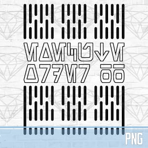 Bestelling 66 | Aurebesh | Uitvoeren | Star Wars | png/jpg | Grappig | Transparante achtergrond met hoge resolutie | Digitale download