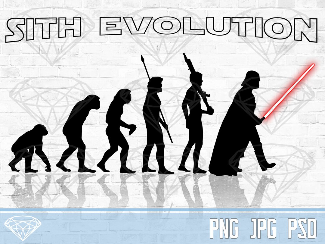 Sith Evolution Evolution of a Sith Star Wars Png / Jpg / Psd Funny High ...