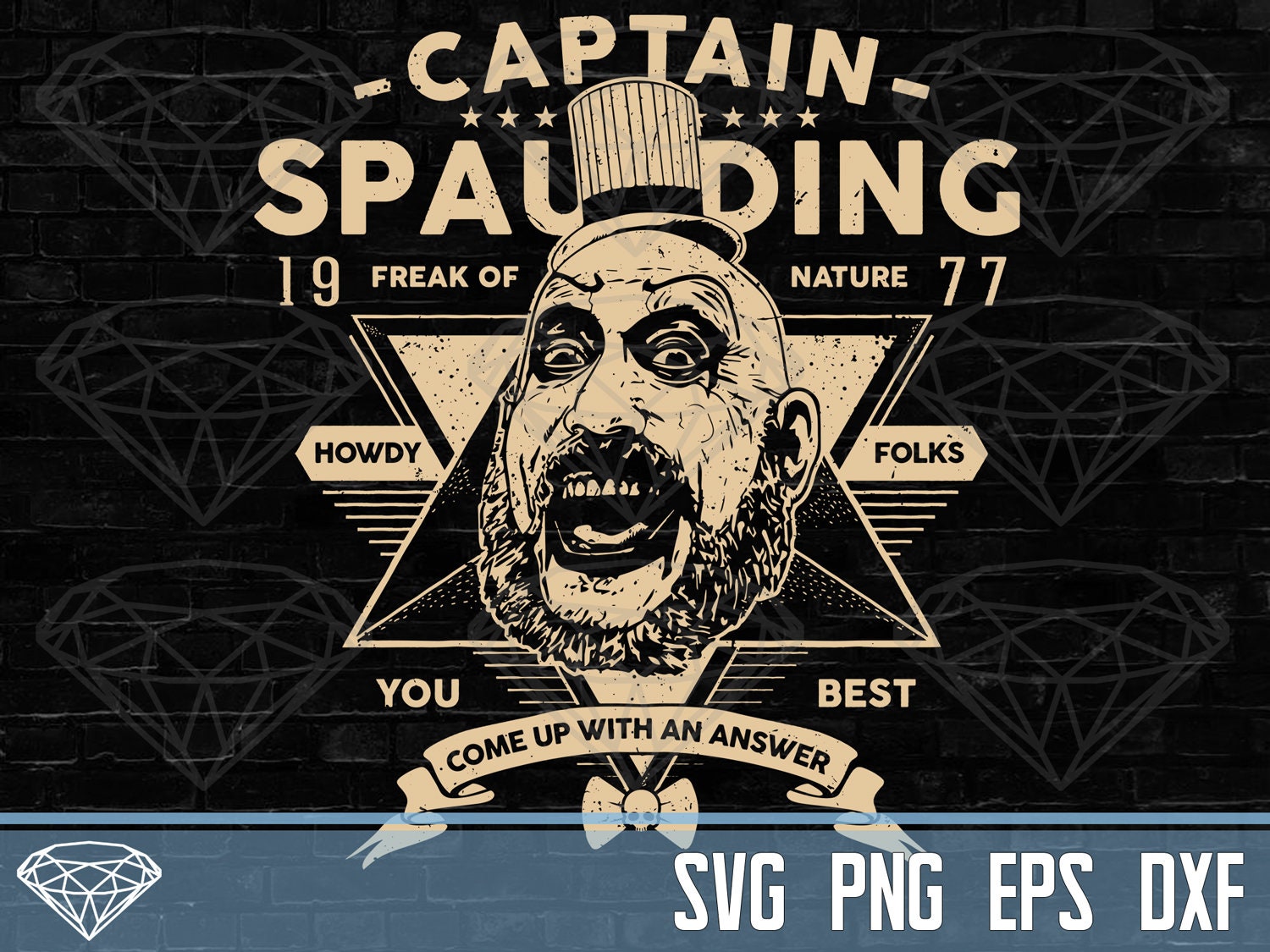 Captain Spaulding Svg Freak Of Nature Png 1000 Corpses EPS Etsy captain-spaulding-svg-freak-of-nature-png-1000-corpses-eps-etsy